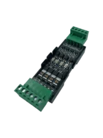 Mosfet Kartı PNP Çıkışlı 4 Kanal Siyah Renkli Elektronik Kart – Yeşil Klemensli, Yüksek Akım Kapasiteli Elektronik Devre